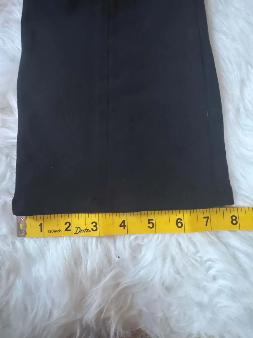 ALO Yoga Size S Airbrush High-waist Flutter Legging Black Split Hem